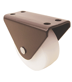 Black coated VEE Special castor wheel