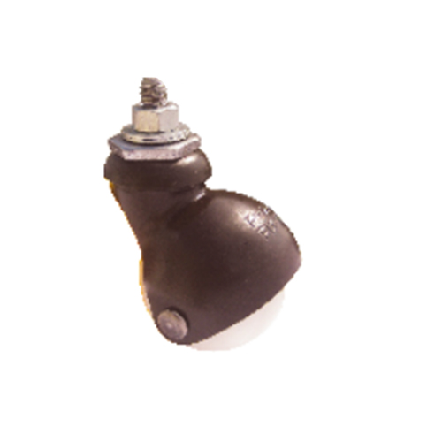 Queen Black coated caster wheels