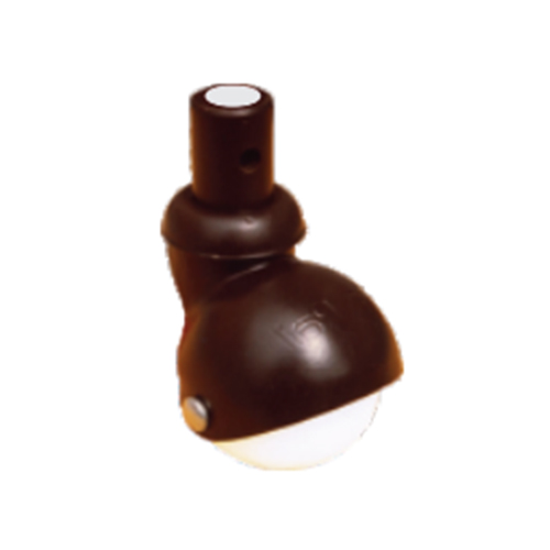 King Black coated caster wheel