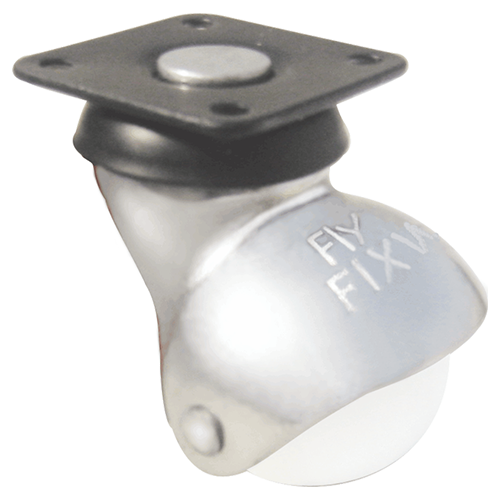 Ball royal Black coated caster wheels