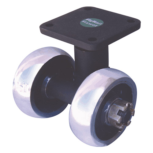 Castor sumo Black coated caster wheel