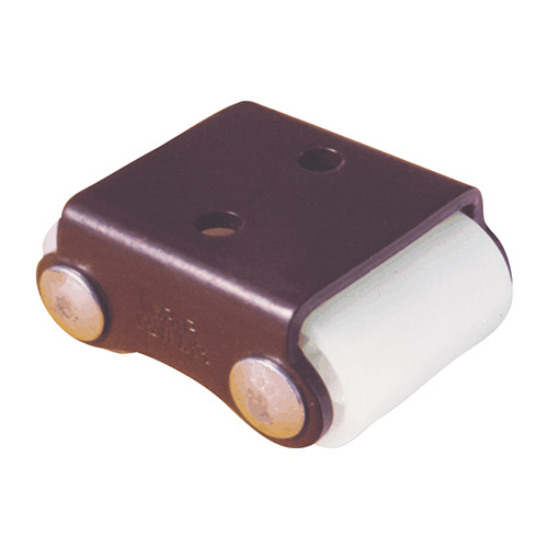 Two wheeler Black coated caster wheel