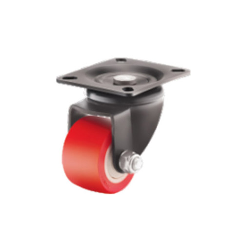 Black coated caster 1006-75-mm-fortuner-1