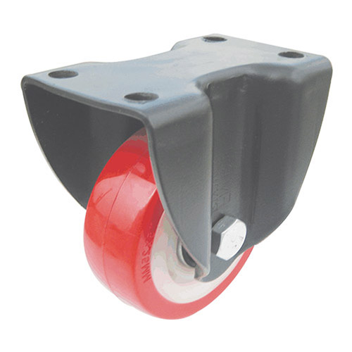 Black coated caster 1009-200-mm-fortuner-2