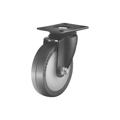 Black coated caster wheel 951-50mm alto 1