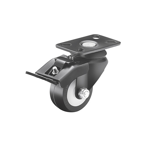 Black coated caster wheel 951-50mm-alto-2