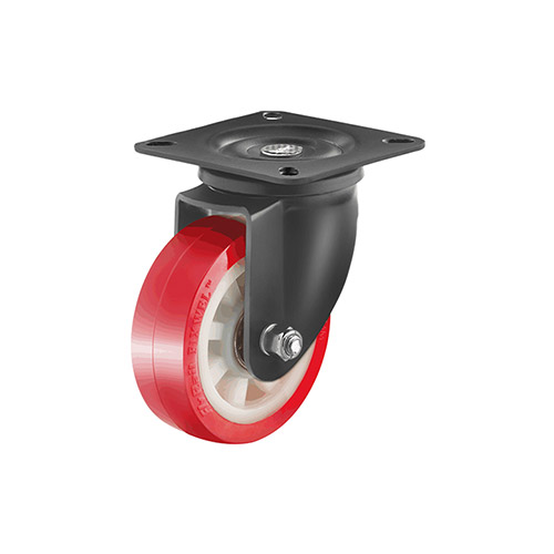 Black coated caster wheel 981-50mm-santro-1