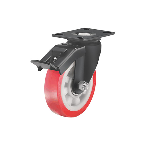 Black coated caster 981-50mm-santro-3