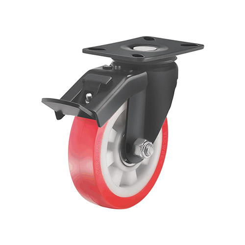 Black coated caster 982-65mm-santro-3