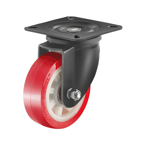 Black coated caster 983-75mm-santro-1