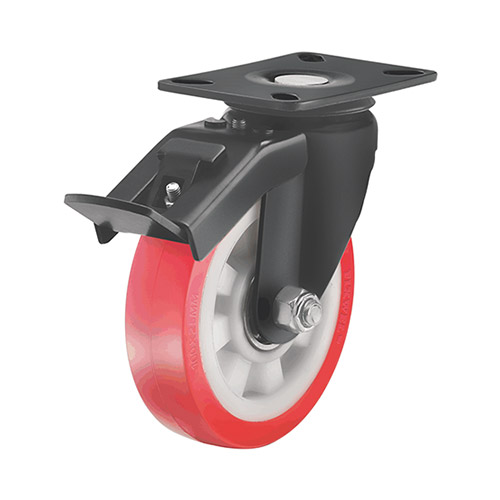 Black coated caster 983-75mm-santro-3