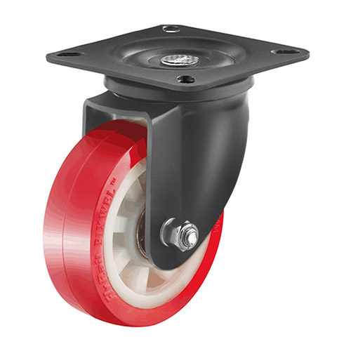 Black coated caster 984-100mm-santro-1